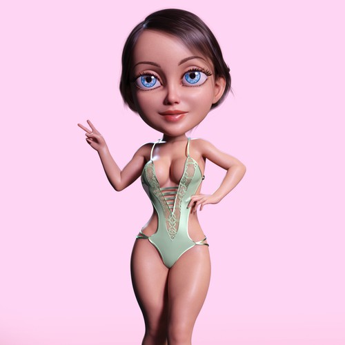 NFT 3D Sexy Girl