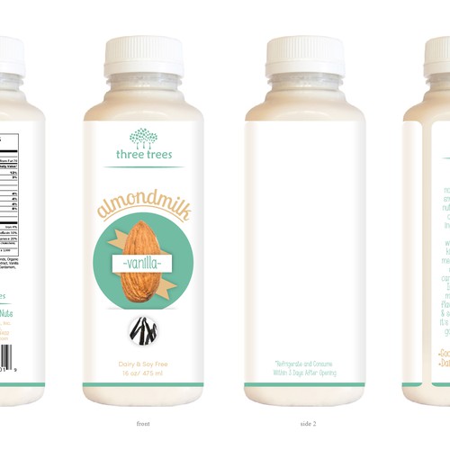 Design Great Packaging Label for Nutmilk on Refrigerated Grocery Shelves