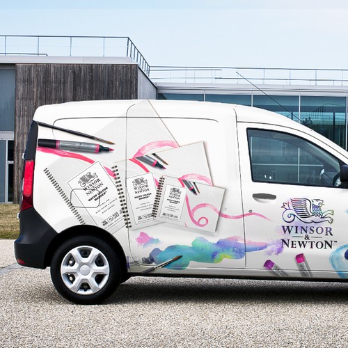 Van Wrap Design for Art Paint Company