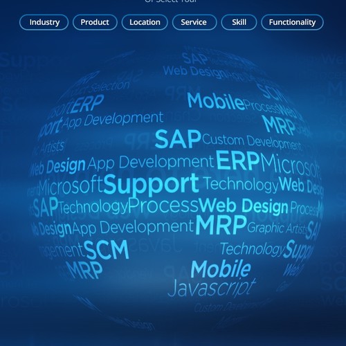 Advanced UI | UX Search-based Consulting Website