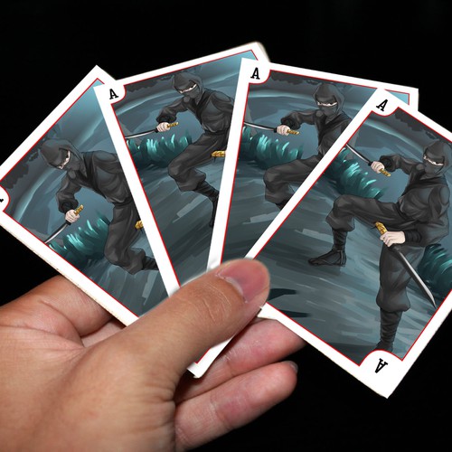 Ninja and Samurai Playing cards