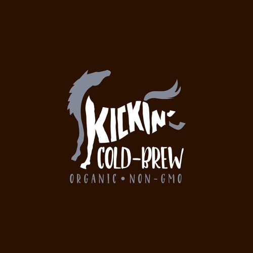 Logo concept for cold brewed coffee