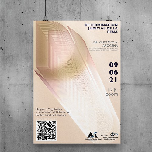 Diseño de poster. Ministerio Público Fiscal de Mendoza