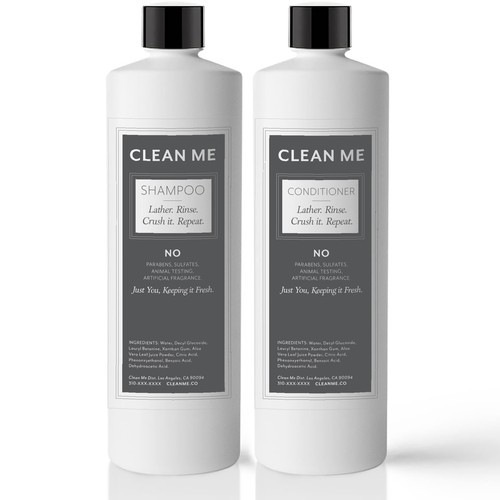 Men's Minimalist Shampoo & Conditioner