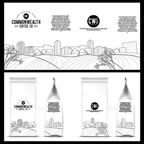 Label CommonWealth Coffee Co.