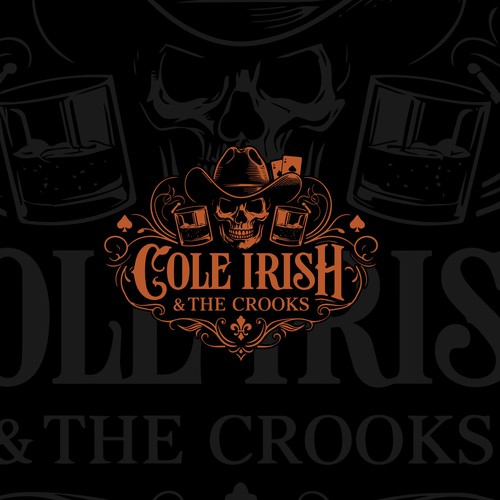 Sophisticated Western logo for a country band
