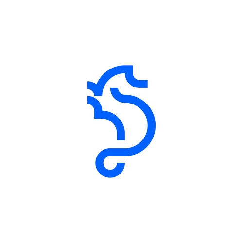 Seahorse Logo mark only
