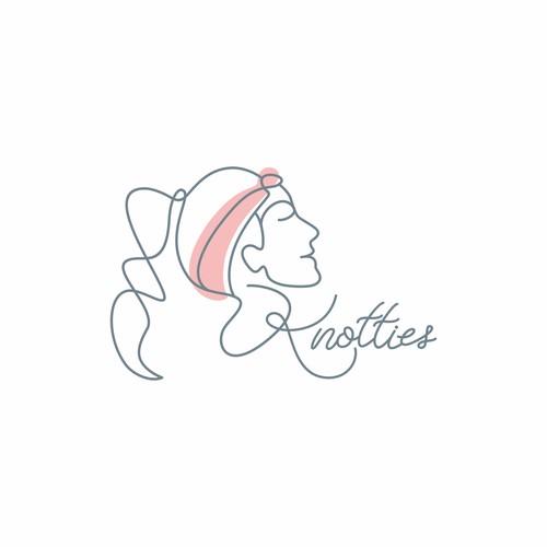 Knotties Line Art Logo