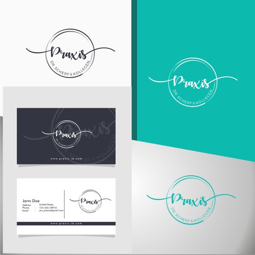 In cont dynamic logo for a psychiatric practice adressed to adults, adolescents and children