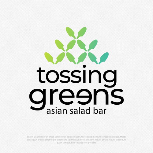 tossing greens