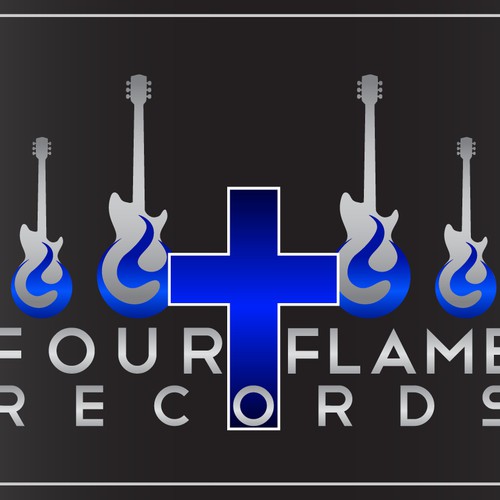 Four Flame Records Logo