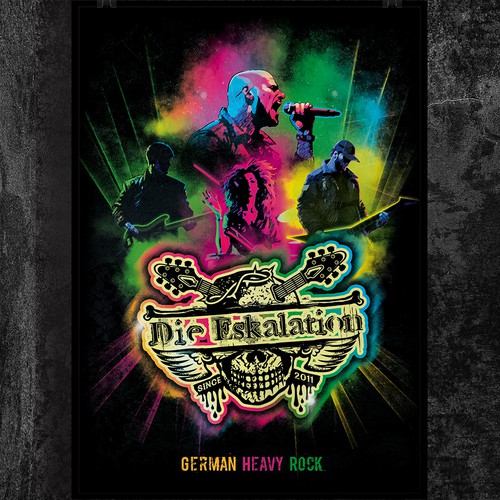 Poster for German rock band