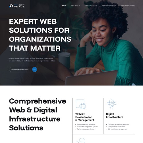 Web page design