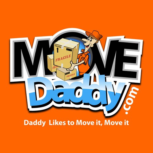 Help a COOL company "MoveDaddy.com create a Cartoon Logo for  new Franchise (GUARANTEED WINNER)!