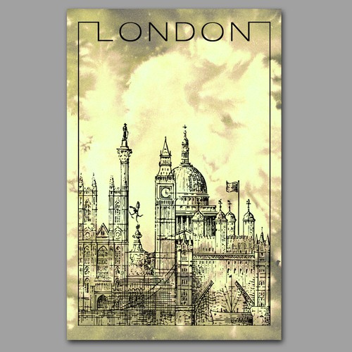 Skylines poster - London city