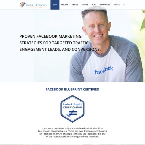 Update Online Marketing Firm Website