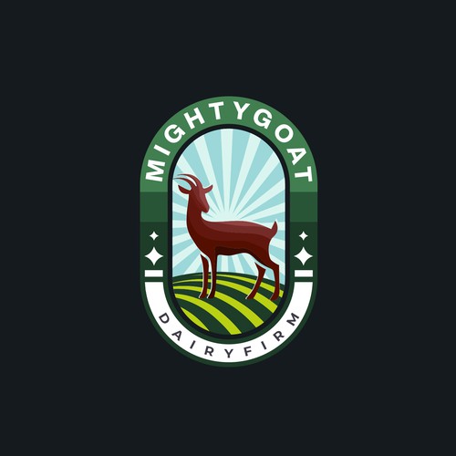 MightyGoat Dairy Firm Logo