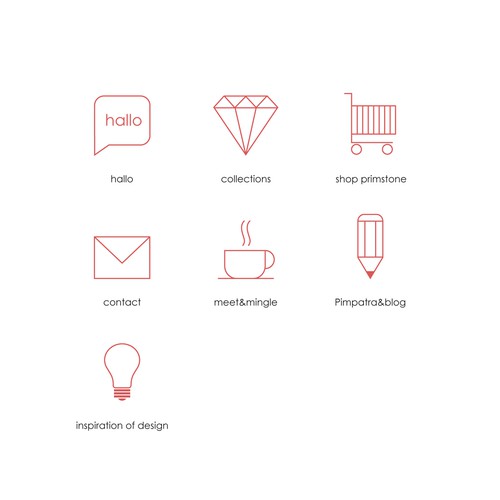 Jewelry Website Icons