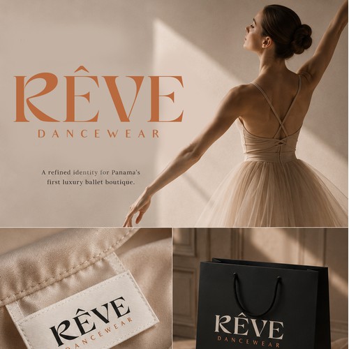 luxury wordmark logo - REVE  clothing