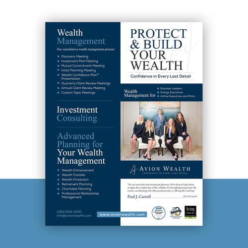 lawyer magazine ad design