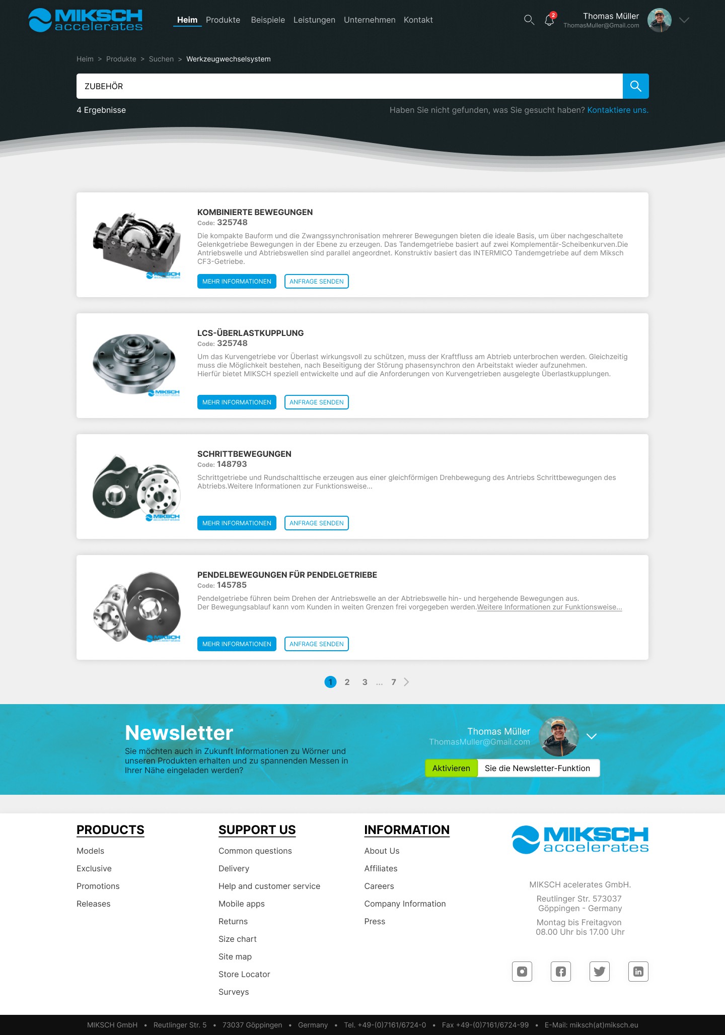 We need a modern design for our website
