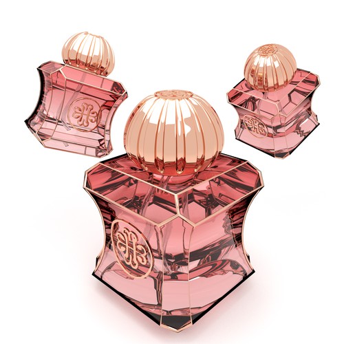 Luxury perfume bottle design