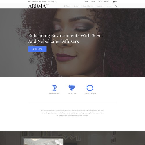 AromaTech Landing Page