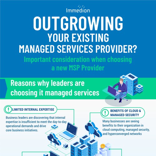 Infographic "Outgrowing your manager services provider"