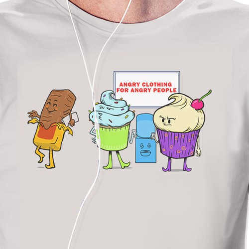 Cupcakes t-shirt design contest