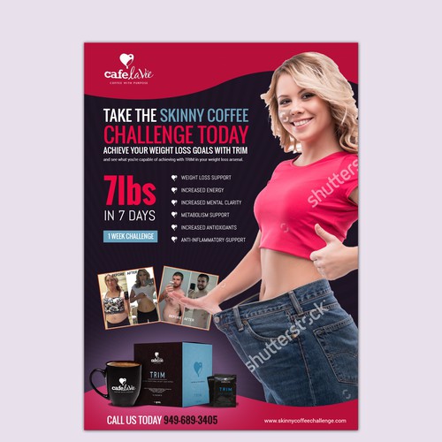 WeightLoss Challenge to encourage people to drink our Coffee
