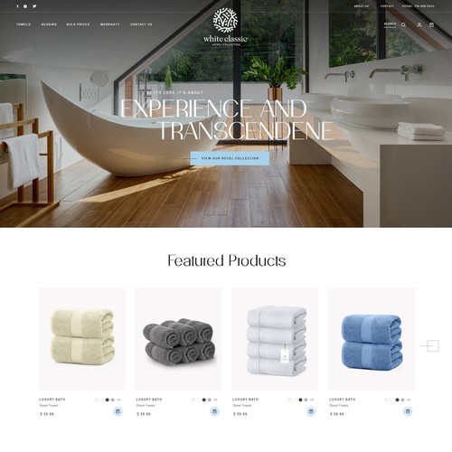 luxurious website that's simple and easy