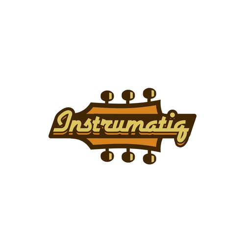 Retro Guitar Logo