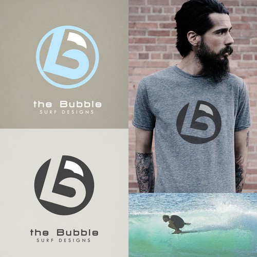 Geometric Logomark for surf brand.