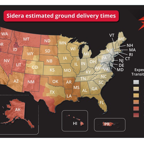 Infographic map for Sidera