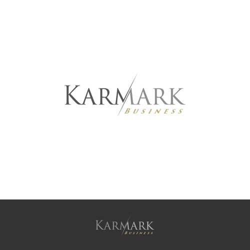 Create a catchy logo for Karmark business