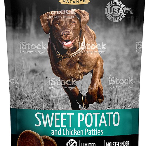 Dog Treat Bag Packaging Design