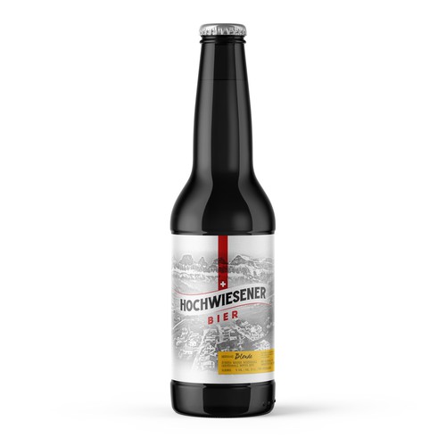 Craft beer label for Sarganserbräu