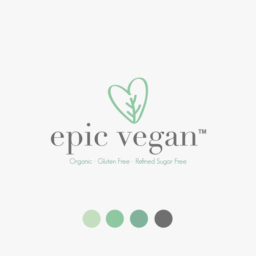  Catchy logo for vegan desserts