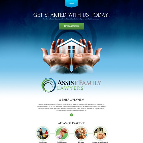 Create a website for Assist Family Lawyers
