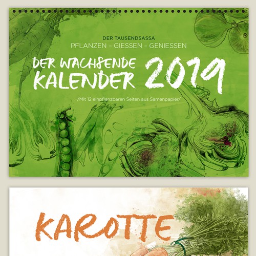 Illustrated calendar