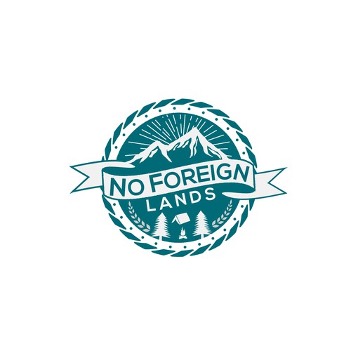 Adventurous Logo For No foreign Lands