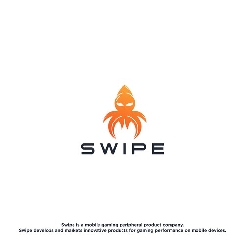 Abstract Logo for Mobile Gaming Company, Swipe
