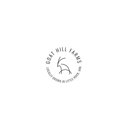 Logotype for the "Goat Hill Farms"