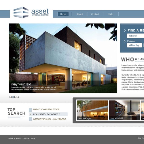 New website design wanted for Asset Real Estate