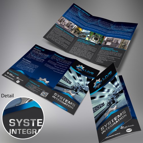 Design a Tri-Fold Brochure for High Tech Automation Company