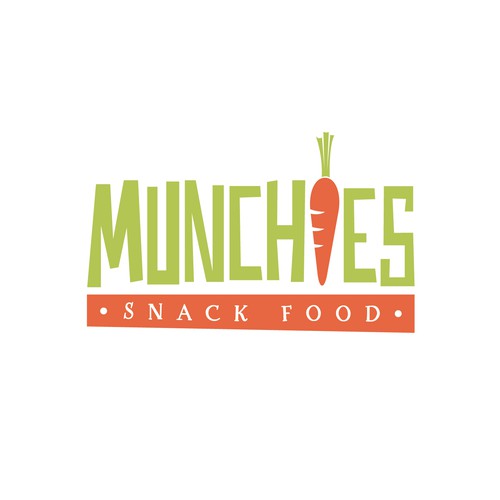 Logo concept for snack foods