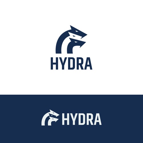 Hydra logo concept for an industrial technology company.