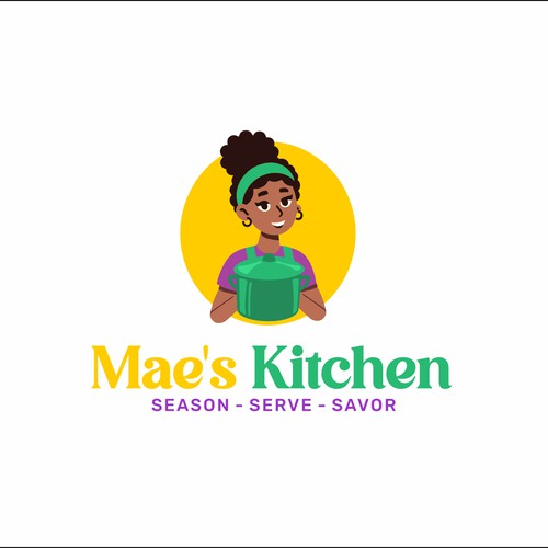 logo for mae's kitchen