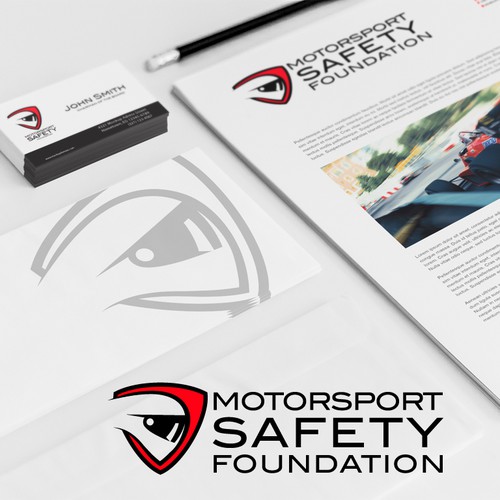 Create a captivating logo for a Car Racing Safety Foundation!