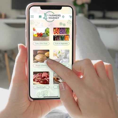 App design for Farmers Market